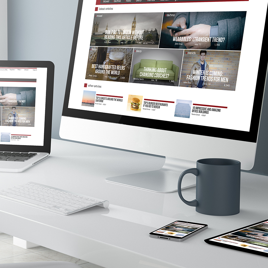 responsive web design across all devices
